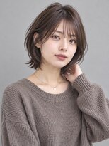 トリニティ(trinity)&nbsp;ブリーチ×髪質改善 ココアブラウン　ウルフレイヤーカット 豊見