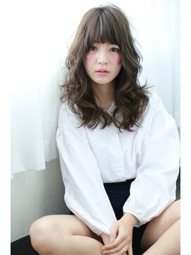 ハイル(KHAIR) 【KHAIR】ラフウェーブ×とろみブルージュ