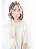似合わせカットで!小顔ミディアムスタイル