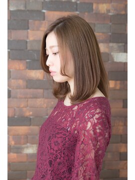 リア シェリム(Ria cherim) 【Ria 目黒】斜めバングのナチュラルボブディ