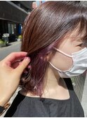 ◎パープルインナーカラー◎