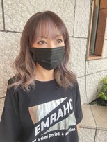 ライズ バイ レボ 柏店(RISE by REVO)&nbsp;ボブ/カーキグレージュ/大人かわいい/フェザーバング