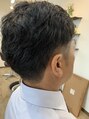 ヘアークロロ(hair kulolo) サイドは3ミリのツーブロックでスッキリと。