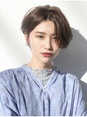 大人モードショート/ショートパーマ/表参道/30代40代