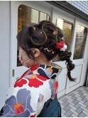 袴ヘアアレンジ