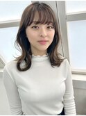 くびれミディアム×アッシュベージュ