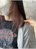 20代30代インナーカラーピンクアッシュ美肌池袋