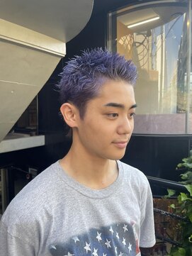 アクト(ACT) スパイキーショート/ブルーラベンダー/ブリーチ