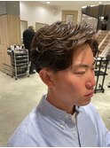 三軒茶屋_メンズ_ショート_かき上げバング_刈り上げ_ビジネス
