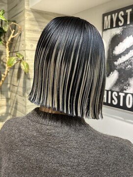 ヲタク(wotaku.) アンブレラカラーデザインカラーベージュグレージュダブルカラー