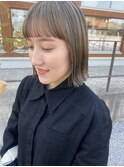切りっぱなしボブ