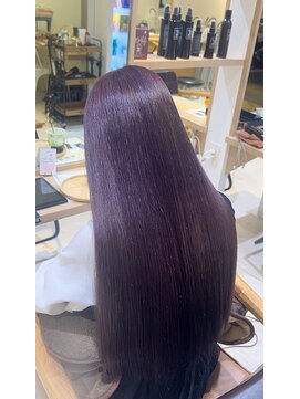 ヘアーメイクブランニュー セントラル 西大寺店(hair make Brand new central) 艶々ラベンダーカラー◎