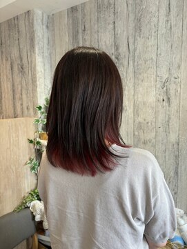 エヌアンドエー せんげん台店(N&A) 大人かわいいインナーカラー/裾カラー 髪質改善ケアTr