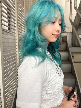 天神美容室 ターコイズブルー