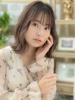 カバーヘア ブリス 上尾西口店(COVER HAIR bliss) インナーカラーシースルー前髪外ハネロブc5上尾20代30代40代