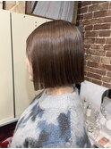 艶サラ酸性縮毛矯正×ぷつっとボブ