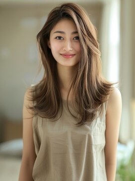 アルトリスト(Altruist Aging×HAIR&SPA) ★ダークアッシュ大人ガーリーボブ着物ミディアムレイヤーカット