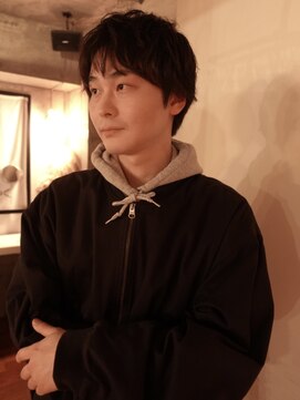 ノラジャーニー(NORA Journey) メンズボブウルフメンズミディアムレイヤーカットメンズウルフ