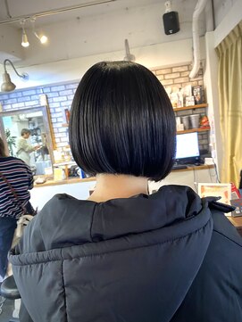 ポタム 東中野(potamu) パツっとボブ