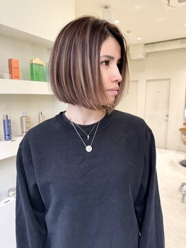 ジルブラン 横浜関内(JIL BLAN) ハイライトバレイヤージュダブルカラーケアプリーチ30代40代