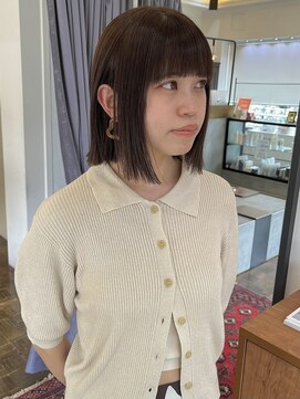 ヘアーアイスカルテット(HAIR ICI QUARTET) 大人可愛いチョコレートカラーブリーチなし