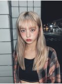 【Moana Lua】#ブリーチ#ハイトーン#外国人風#ケアブリーチ