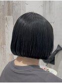 《re view MIRU》ミニボブ/ネイビーカラー