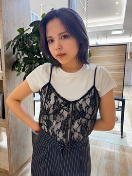 バランス ヘアーアンドアイラッシュ 野田店(balance.) 韓国風ボブ