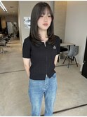 ミディアムレイヤー×ダークグレージュ