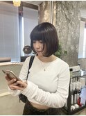 顔まわりレイヤー×ボブ