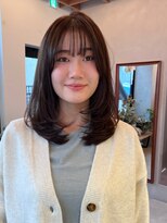 ロンド ボーイ 表参道(Lond BOY)&nbsp;くびれヘア/顔周り/韓国/レイヤーカット/黒髪/ロング/前髪表参道