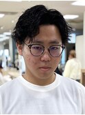 銀座メンズパーマ波巻きシャドウパーマツイストスパイラル無造作