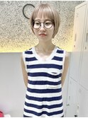 ◆全世代から人気×ホワイトミルクティー×ワイドバング