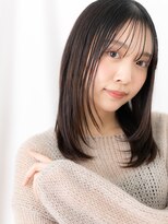 カバーヘア ブリス 北浦和(COVER HAIR bliss)&nbsp;乾かすだけシースルーバングレイヤースタイル//北浦和20代30代