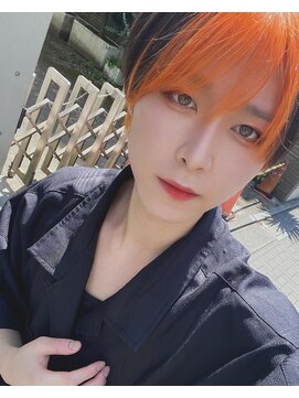 テンバイリップスヘアー(TEN by LIPPS hair) 簡単オシャレオレンジインナーカラー