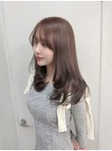ナチュラルレイヤー×明るめOlive beige