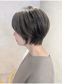着物ヘア/ダークアッシュ/ミディアムレイヤーカット/鶴ヶ峰HK23