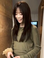 シーン(SCENE)&nbsp;ブラウンアッシュ 透明感カラー レイヤーカット 髪質改善 20代