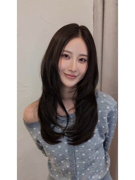 ウィーニード 名古屋(WENEED) 【Nao】Korean layer cut ×Dark  lavender