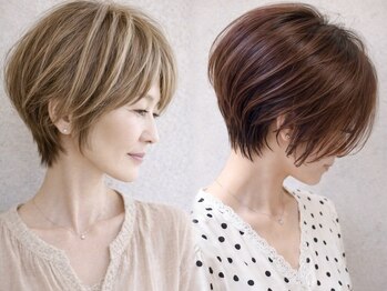 ニーケ 池袋 池袋西口(nike)の写真/50代からの艶髪グレイカラーが人気♪ (池袋髪質改善池袋西口/池袋髪質改善池袋西口/池袋髪質改善池袋西口)