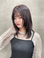 ルノン(LUNON)&nbsp;黒髪クラゲヘアーオリーブグレー小顔ココアベージュ