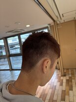 ケンジ 平塚 アネッタ(KENJE annetta) 刈り上げショート ソフトモヒカン 体育祭カラー