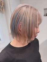 ユイバイラドンナ(Huit by LADONNA)&nbsp;ナチュラルショート/ミルクブラウン/レイヤーショートボブ