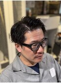 リバースセンターパートニュアンスパーマニュアンスウルフダウH