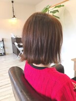 ロッコ(Locco)&nbsp;【お客様スナップ】外ハネ切りっぱなしボブ