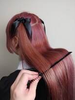 ヘアサロンエム 大宮東口(HAIR SALON M)&nbsp;デザインカラー/厚めバング/ローライト/スリークボブ