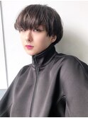 ふわショート_オリーブカラーハイライトカラー_27276