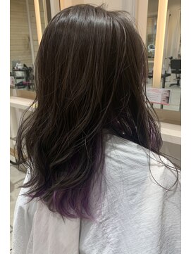 ステラ ヘアモード 新長田店(STELLA hair mode) 人気!インナーカラー ヴァイオレットカラー グレージュカラー