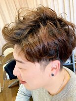 クーラクール(coeur a coeur.)&nbsp;爽やかパーマのツーブロックスタイル！