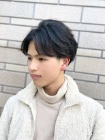 アンジュ 佐賀みやき店(Ange) メンズ　ショートマッシュ　ニュアンスパーマ風